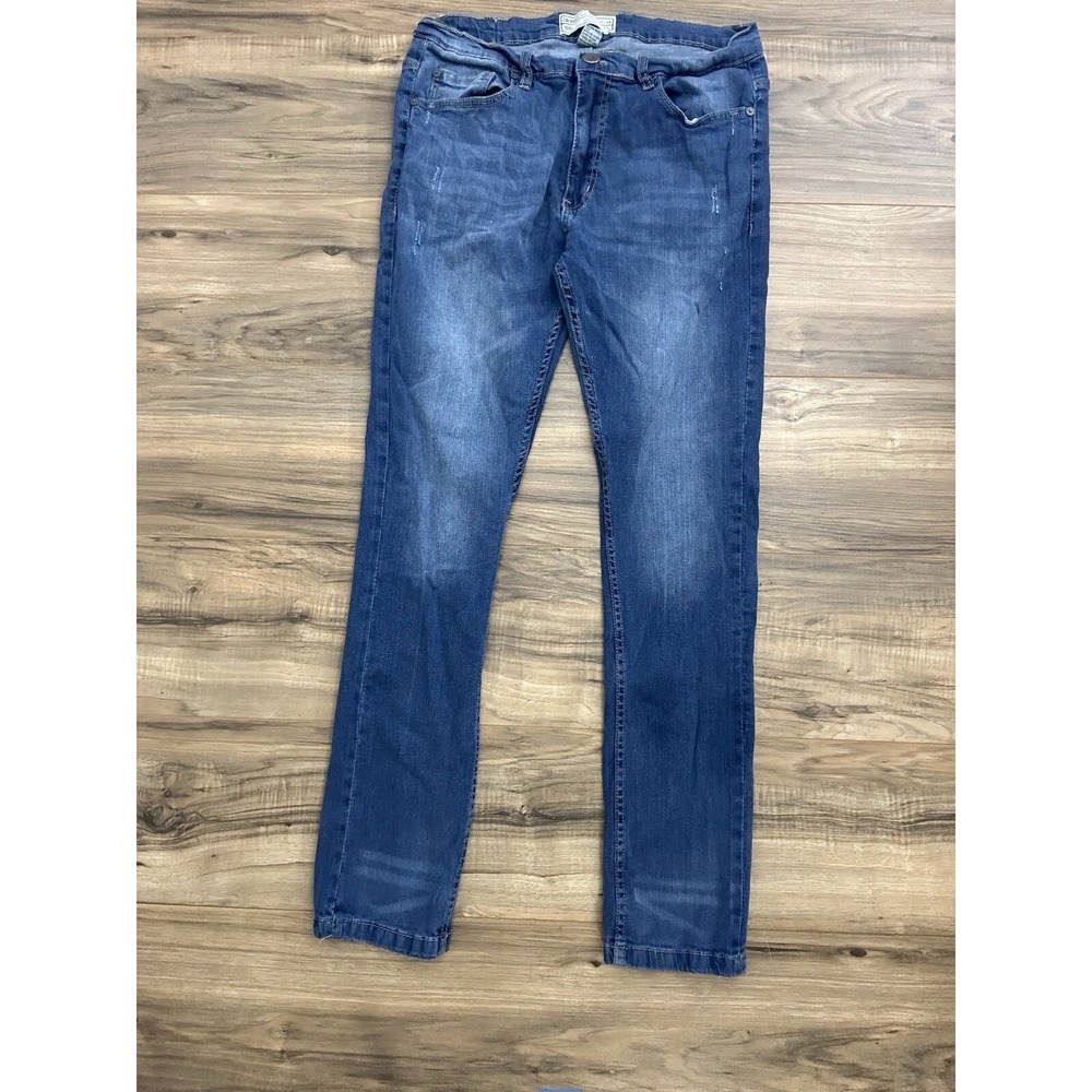Colours Alexander Julián Mens Skinny Jeans Stretch Size 34 X 32 Light Blue